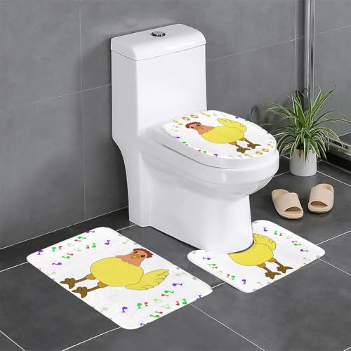 BROLEO Rutschfeste Bodenmatte, 3-teiliges Set, Badezimmerteppich, rutschfest, langlebig BROLEO Rutschfeste Bodenmatte, 3-teiliges Set, Badezimmerteppich, rutschfest, langlebig von BROLEO