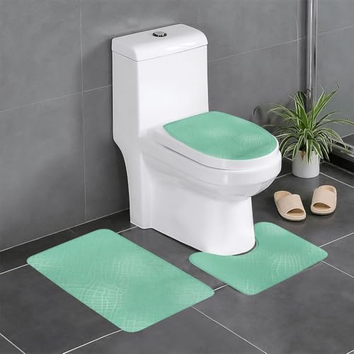 BROLEO Rutschfeste Bodenmatte mit Tierfaultier, Mintgrün, dreiteiliges Set, Badezimmerteppich, rutschfest, langlebig BROLEO Rutschfeste Bodenmatte mit Tierfaultier, Mintgrün, dreiteiliges Set, Badezimmerteppich, rutschfest, langlebig von BROLEO