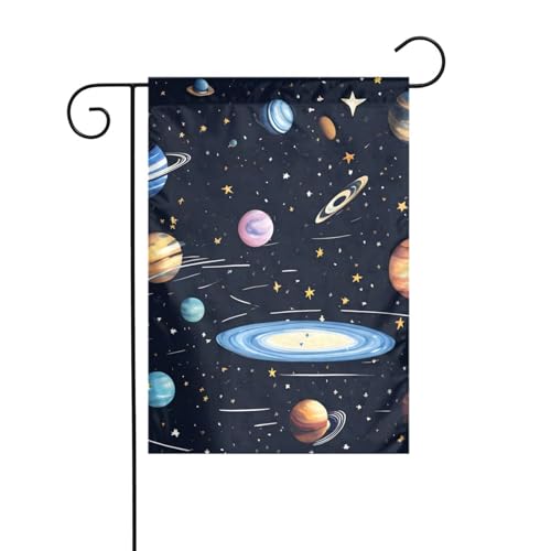 BROLEO The Solar Family Druck Gartenflaggenmast Outdoor Hofdekoration doppelseitig 30,5 x 45,7 cm BROLEO The Solar Family Druck Gartenflaggenmast Outdoor Hofdekoration doppelseitig 30,5 x 45,7 cm von BROLEO