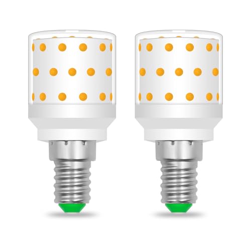 E14 LED Leuchtmittel 6W Energiesparlampe 800LM Ersetzt für 60W-80Watt Halogenlampen SES Kleine Edison-Schraube E14 Glühbirne Warmweiß 100V-265V 2 stück Nicht Dimmbar Schreibtischlampe Heimbeleuchtung von BROLSKUN