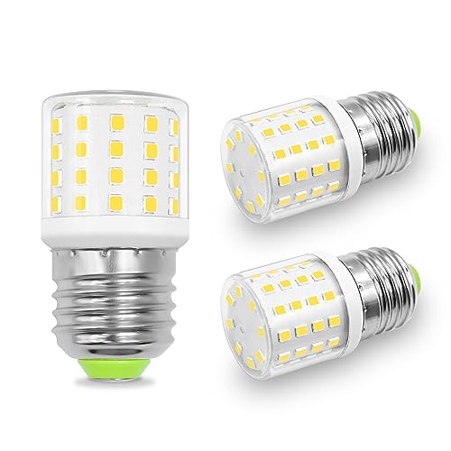 LED Maiskolben E27 Energiesparlampe 4W Kompakte kleine Glühbirne 5000K Tageslicht Weiß Helles Licht 600LM 220V 120V Edison Schraube Sockel Nicht Dimmbar IP54 Wasserdicht Kellertreppenlicht, 3er-Pack von BROLSKUN