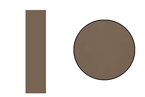 BRONZE Schiebegardine/Schiebevorhang / 60x245cm / Raumtrenner/Blickdicht (Dunkelbraun) von BRONZE
