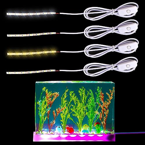 4Pcs Resin Silicone Mold Project Accessories USB Long Light Strip for DIY Luminous Epoxy Casting Craft Desktop Ornaments Table Home Decorations 4Pcs Resin Silicone Mold Project Accessories USB Long Light Strip for DIY Luminous Epoxy Casting Craft Desktop Ornaments Table Home Decorations von BROVITI