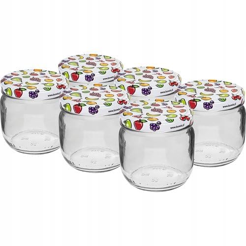 370 ml Twist-Off-Glas mit farbigem Deckel fi 82 - 6 Stück. 370 ml Twist-Off-Glas mit farbigem Deckel fi 82 - 6 Stück. von BROWIN