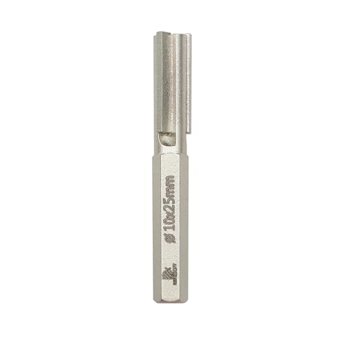 BRSCHNITT Hartmetall Ziegelmörtel Fugenschneider - 10 * 25mm Mörtel Raking Bit für Hand elektrische Bohrmaschine Mörtelschneider Sechskantschaft von BRSCHNITT