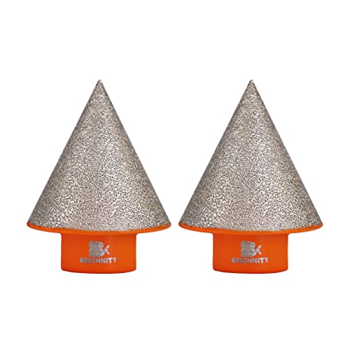 Diamant-Fasenbohrer 35mm - 2 Stück BRSCHNITT Diamant Fasenbits Fingerfräser zum Vergrößern Löcher in Fliesen Porzellan Marmor Keramik Granit M14 Gewinde für Winkelschleifer Diamant-Fasenbohrer 35mm - 2 Stück BRSCHNITT Diamant Fasenbits Fingerfräser zum Vergrößern Löcher in Fliesen Porzellan Marmor Keramik Granit M14 Gewinde für Winkelschleifer von BRSCHNITT