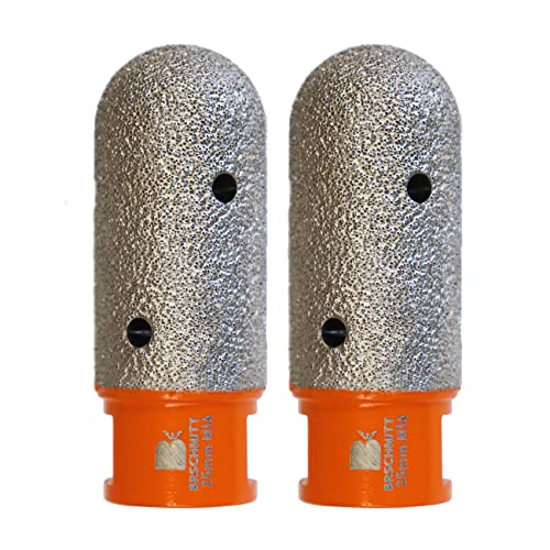 Diamant Fingerfräser 25mm - 2 Stück BRSCHNITT Diamantfräser Vergrößerung Vorhandener Löcher in Porzellan Keramik Fliesen Marmor Granit M14 Gewinde für Winkelschleifer Diamant Fingerfräser 25mm - 2 Stück BRSCHNITT Diamantfräser Vergrößerung Vorhandener Löcher in Porzellan Keramik Fliesen Marmor Granit M14 Gewinde für Winkelschleifer von BRSCHNITT