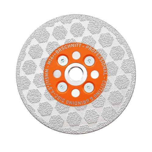 Diamant Trennscheibe 115mm - BRSCHNITT Doppelseitig zum Schneiden und Schleifen Granit Marmor Fliese Natursteine Sechseckmuster Diamant Trennscheibe 115mm - BRSCHNITT Doppelseitig zum Schneiden und Schleifen Granit Marmor Fliese Natursteine Sechseckmuster von BRSCHNITT