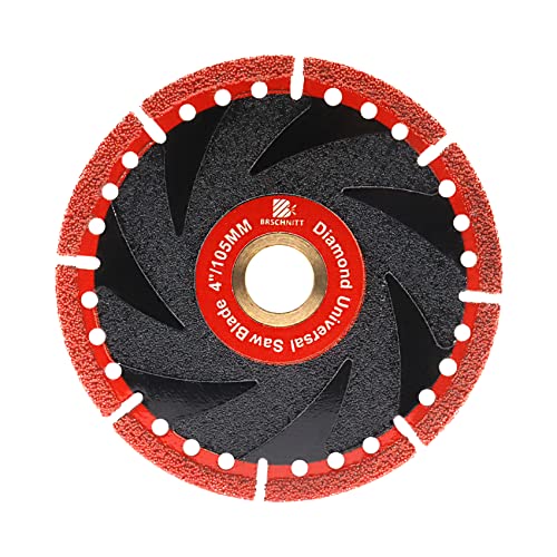 Diamanttrennscheibe 105mm - BRSCHNITT Diamantsägeblatt für Bewehrungsblech Winkeleisen Edelstahl Beton. von BRSCHNITT