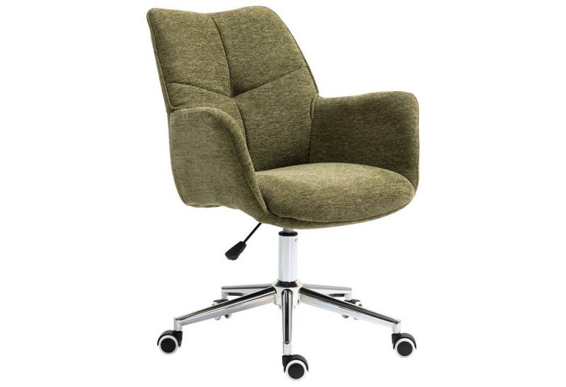 BRTHORY Bürostuhl Drehstuhl Homeoffice Stuhl mit Armlehnen Schminkstuhl von BRTHORY