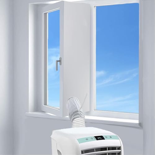 Klimaanlage Fensterabdichtung, Mobile Klimaanlage Fensterabdichtung, Wäschetrockner, Abgabe Lufttrockner, Ablufttrockner zum Anschließen von Fenstern, Dachfenstern, Flügelfenstern (4m) von BRTNUP