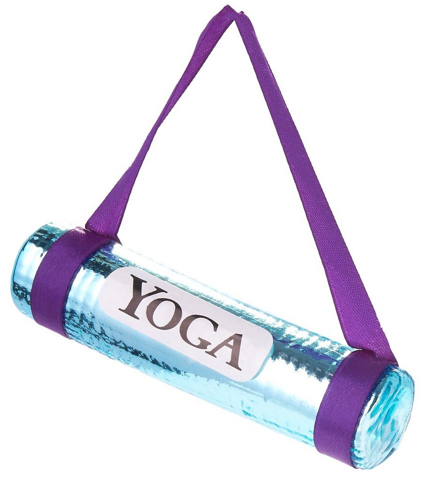 BRUBAKER Christbaumschmuck Mundgeblasene Weihnachtskugel Blaue Yoga-Matte, sportliche Weihnachtsdekoration aus Glas, handbemalt - ca. 11 cm BRUBAKER Christbaumschmuck Mundgeblasene Weihnachtskugel Blaue Yoga-Matte, sportliche Weihnachtsdekoration aus Glas, handbemalt - ca. 11 cm von BRUBAKER