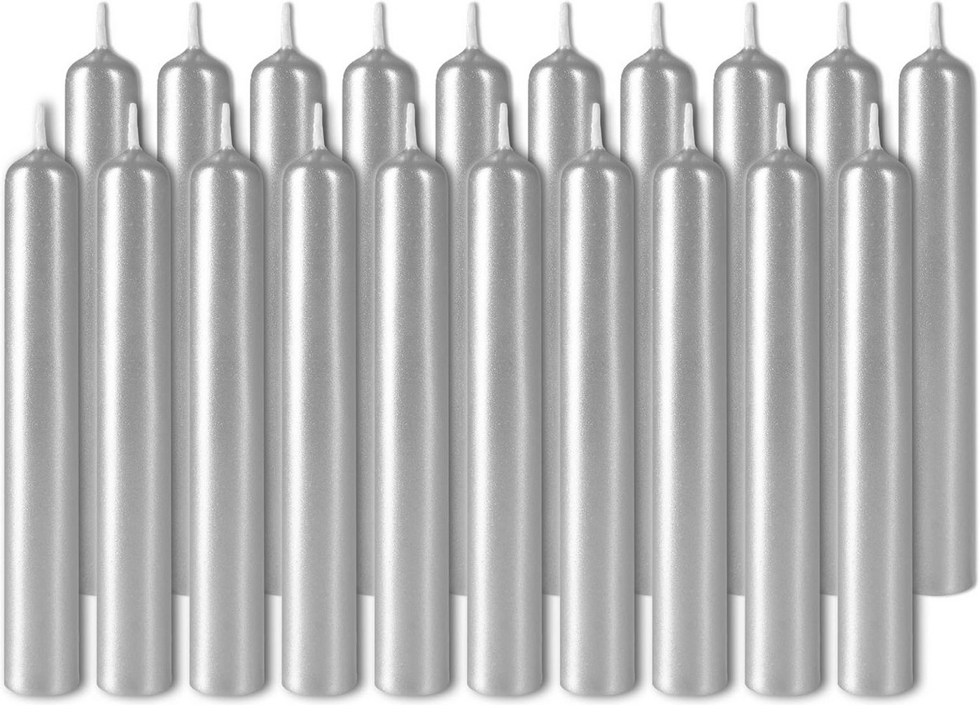 BRUBAKER Spitzkerze 20er Pack Geburtstagskerzen Blassgold 9,5 cm - Geburtstag Spitzkerzen (für Geburtstag, Magie, Rituale, 100-tlg., oder Partydekoration), Dekokerzen mit 1,25 cm Durchmesser - Stabkerzen Leuchterkerzen von BRUBAKER