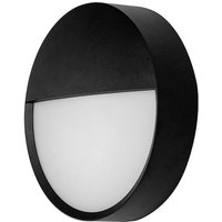 LED-Wandanbauleuchte rund, 12W, 5700K, schwarz - 255 x 75 mm von BRUMBERG LEUCHTEN
