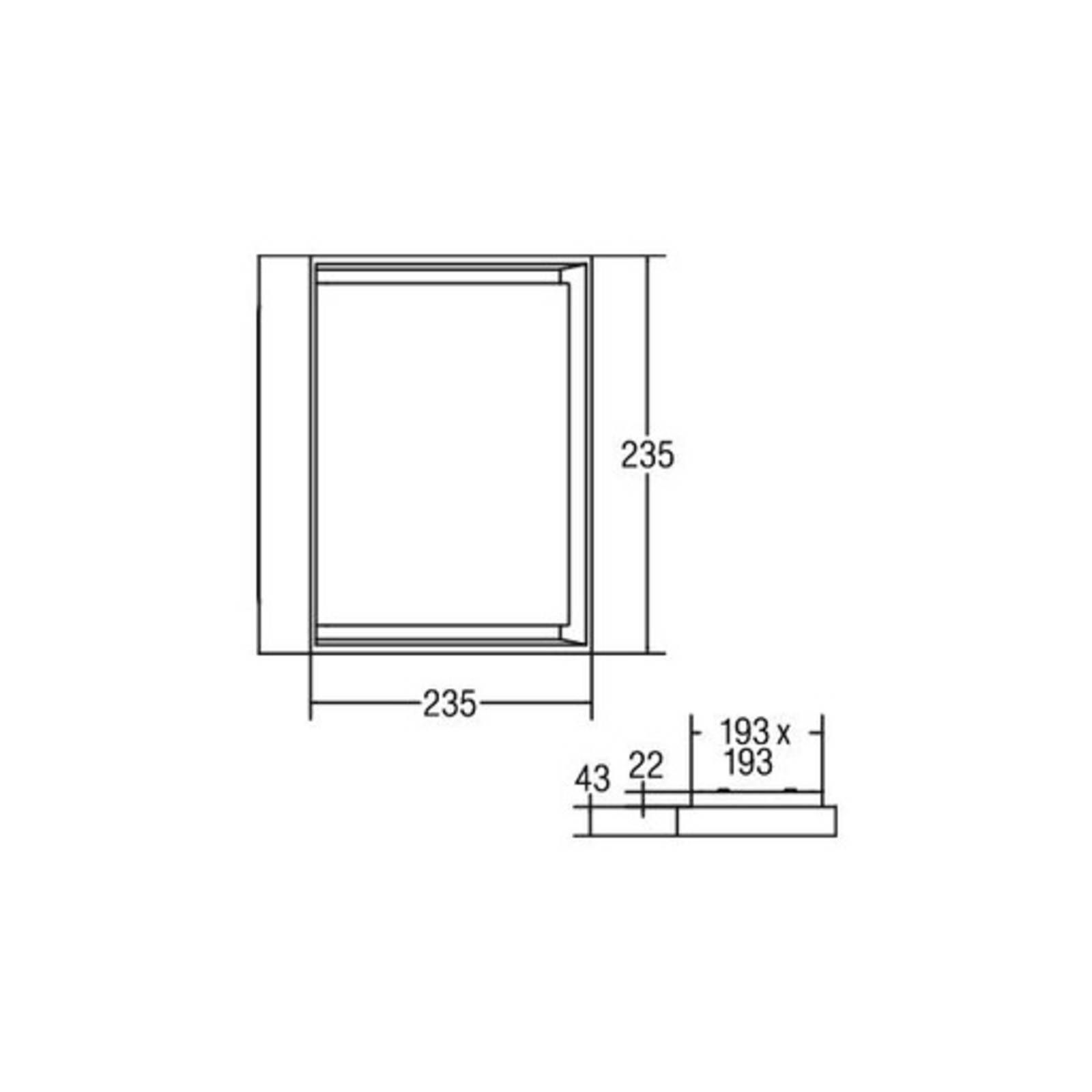 BRUMBERG 60108 LED-Deckenleuchte, quadratisch von BRUMBERG