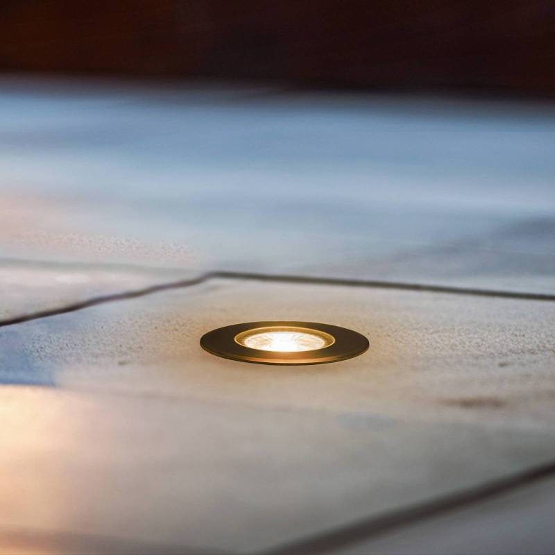 BRUMBERG Hybride Flat LED-Bodeneinbauleuchte, 13cm BRUMBERG Hybride Flat LED-Bodeneinbauleuchte, 13cm von BRUMBERG