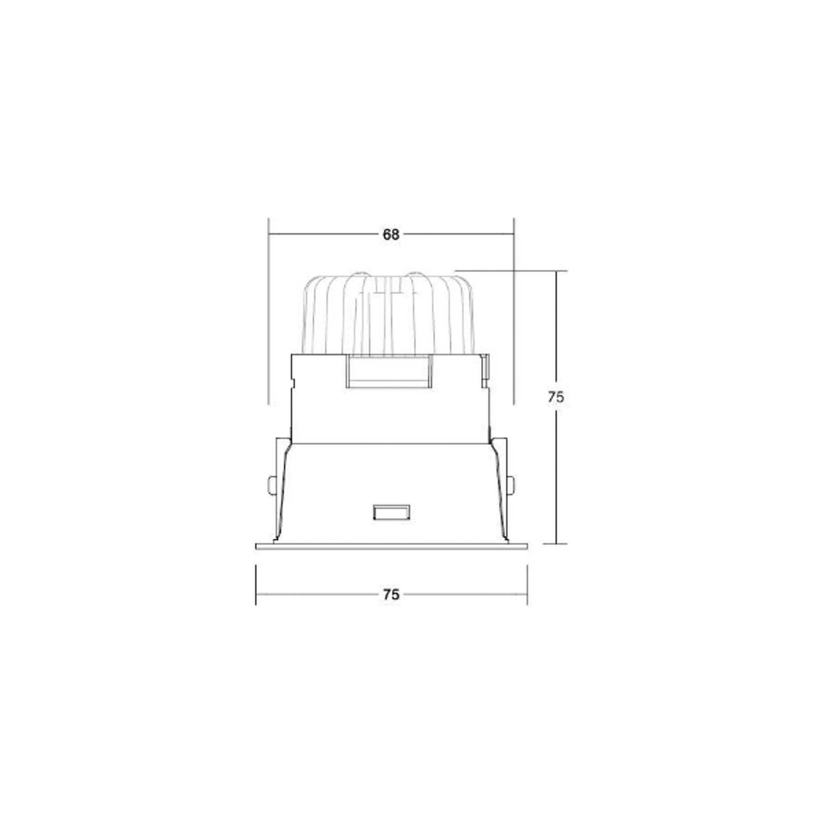 BRUMBERG Spot Binato DALI-dim-to-warm Anschlussbox schwarz von BRUMBERG