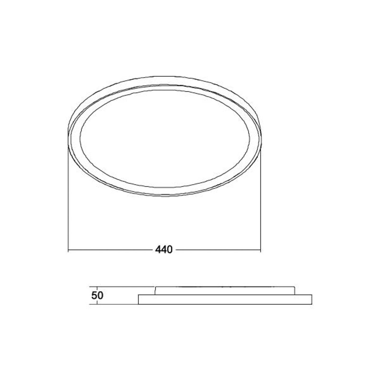 BRUMBERG Sunny Midi LED-Deckenlampe RC CCT weiß von BRUMBERG