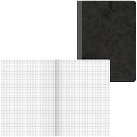 BRUNNEN Notizbuch FACT!plus DIN A6 kariert, schwarz Softcover 192 Seiten von BRUNNEN