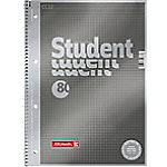 BRUNNEN Premium Student Collegeblock Spiralbindung DIN A4 Kariert Anthrazit 80 Blatt BRUNNEN Premium Student Collegeblock Spiralbindung DIN A4 Kariert Anthrazit 80 Blatt von BRUNNEN