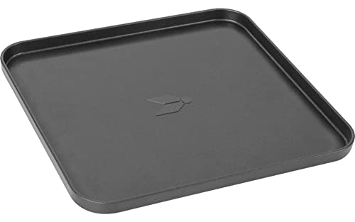 BRUNNER 0708027N Devil Plancha Flat Grillplatte für Gasherde Devil mit Kartusche, glatte Oberfläche 25,5 x 24,4 x 2,2 cm und Gewicht 620 g von BRUNNER