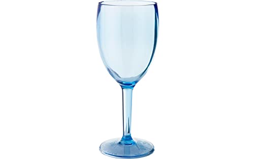 BRUNNER 0830186N.C30 Weinglas Farbe hellblau, transparent, Wineglass, bruchsicheres Glas aus Styrol-Acrylnitril, V 20 Cl von BRUNNER