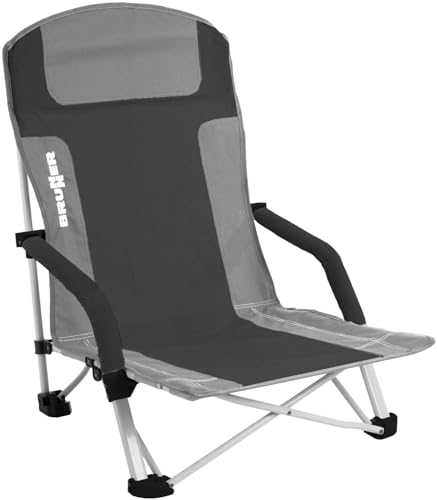 BRUNNER Bula Stuhl Grey/Black 2021 Campingstuhl von BRUNNER