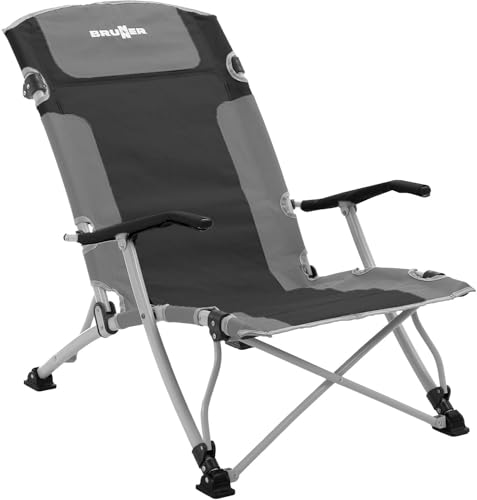 BRUNNER Bula XL Stuhl Grey/Black 2021 Campingstuhl von BRUNNER