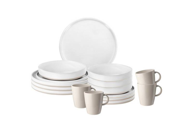 BRUNNER Geschirr-Set Melamin Ess Geschirr Set Lunch, Melamin-/Mineralgemisch, Box 16-teilig Camping Reise Teller Becher BRUNNER Geschirr-Set Melamin Ess Geschirr Set Lunch, Melamin-/Mineralgemisch, Box 16-teilig Camping Reise Teller Becher von BRUNNER