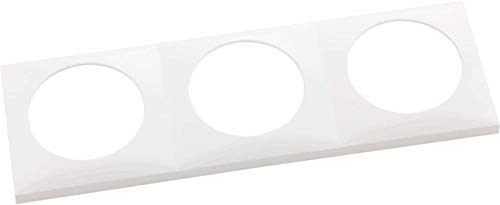 Berker Integro Flow Rahmen 3-fach polarweiß glänzend lose Berker Integro Flow Rahmen 3-fach polarweiß glänzend lose von Berker