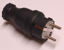 Schuko-Gummistecker lose von BRUNNER