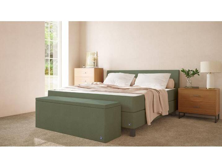 BRUNO Boxspringbett Premium 200x200cm in Grün Matratzen-Härtegrad: Links H2 / Rechts H3 mehrfach ausgezeichnet in Design & Qualität BRUNO Boxspringbett Premium 200x200cm in Grün Matratzen-Härtegrad: Links H2 / Rechts H3 mehrfach ausgezeichnet in Design & Qualität von BRUNO