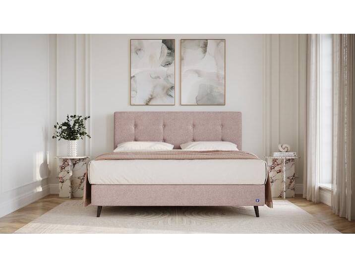 BRUNO Boxspringbett Prestige 160x200cm in Blush Rosa 6 Farben & 4 Kopfteile wählbar Luxus 27 cm Pulse-Latex-Matratze Made in Germany BRUNO Boxspringbett Prestige 160x200cm in Blush Rosa 6 Farben & 4 Kopfteile wählbar Luxus 27 cm Pulse-Latex-Matratze Made in Germany von BRUNO