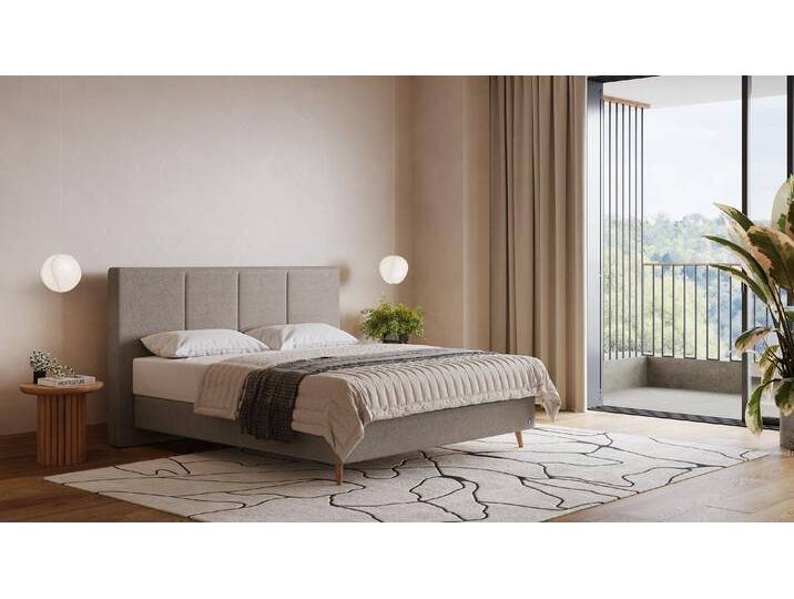 BRUNO Boxspringbett Prestige 160x200cm in Taupe Grau-Beige 6 Farben & 4 Kopfteile wählbar Luxus 27 cm Pulse-Latex-Matratze Made in Germany BRUNO Boxspringbett Prestige 160x200cm in Taupe Grau-Beige 6 Farben & 4 Kopfteile wählbar Luxus 27 cm Pulse-Latex-Matratze Made in Germany von BRUNO