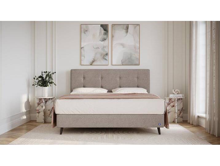 BRUNO Boxspringbett Prestige 160x200cm in Taupe Grau-Beige 6 Farben & 4 Kopfteile wählbar Luxus 27 cm Pulse-Latex-Matratze Made in Germany BRUNO Boxspringbett Prestige 160x200cm in Taupe Grau-Beige 6 Farben & 4 Kopfteile wählbar Luxus 27 cm Pulse-Latex-Matratze Made in Germany von BRUNO
