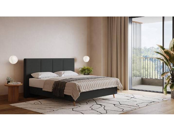 BRUNO Boxspringbett Prestige 180x200cm in Anthrazit 6 Farben & 4 Kopfteile wählbar Luxus 27 cm Pulse-Latex-Matratze Made in Germany BRUNO Boxspringbett Prestige 180x200cm in Anthrazit 6 Farben & 4 Kopfteile wählbar Luxus 27 cm Pulse-Latex-Matratze Made in Germany von BRUNO