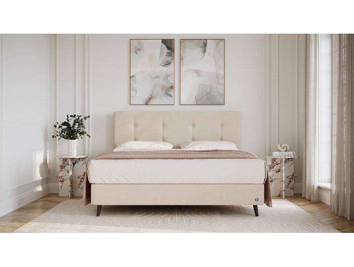 BRUNO Boxspringbett Prestige 200x200cm in Beige 6 Farben & 4 Kopfteile wählbar Luxus 27 cm Pulse-Latex-Matratze Made in Germany BRUNO Boxspringbett Prestige 200x200cm in Beige 6 Farben & 4 Kopfteile wählbar Luxus 27 cm Pulse-Latex-Matratze Made in Germany von BRUNO