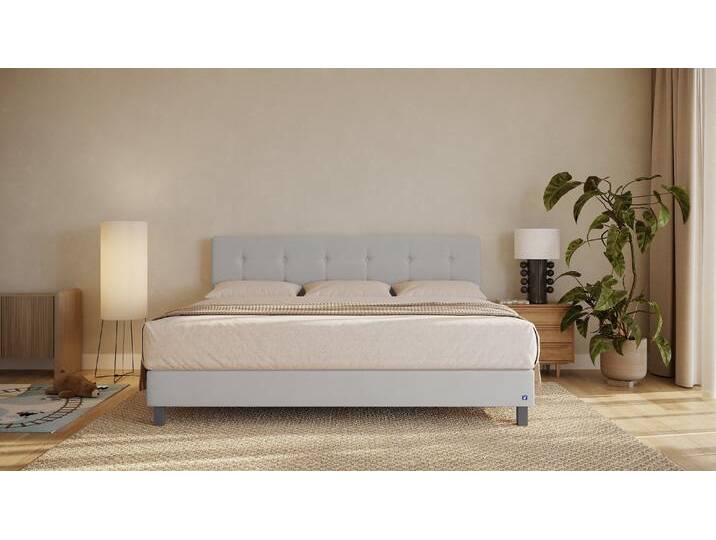 BRUNO Familienbett 240x200cm in Hellgrau XXL Boxspringbett Premium mehrfach ausgezeichnet in Design & Qualität BRUNO Familienbett 240x200cm in Hellgrau XXL Boxspringbett Premium mehrfach ausgezeichnet in Design & Qualität von BRUNO