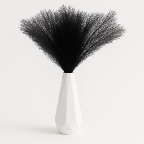 Künstliches Pampas-Gras für Inneneinrichtung: 30 Stück Schwarz 55 cm - Künstliche Pflanzen wie Real & Keine Wartung - Wohnzimmer, getrocknete Blumen für Schlafzimmer, Hochzeit, Tisch, Boho Dekoration Künstliches Pampas-Gras für Inneneinrichtung: 30 Stück Schwarz 55 cm - Künstliche Pflanzen wie Real & Keine Wartung - Wohnzimmer, getrocknete Blumen für Schlafzimmer, Hochzeit, Tisch, Boho Dekoration von BRYUBR