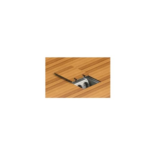 Bodensteckdose, 2-fach, eckig, belegbar, BS BODENSTECKDO 8802B1 von BS BODENSTECKDO