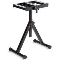 BS ROLLEN Rollenbock für Materialzuführungen, mit Kugeltisch, Höhe 707-1.128 mm von BS ROLLEN