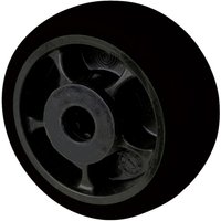 BS Rollen thermopl. Gummirad 80mm schwarz, Kunstst., RL von BS ROLLEN