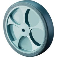 Ersatzrad Gummi grau Rollenlager ø 200 mm 220 kg - B44.201 - Bs Rollen von BS ROLLEN