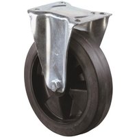 Bs Rollen - Bockrolle Rad-Ø 125 mm Tragfähigkeit 200 kg Elastikgummi Platte L115xB85 mm Bs Rollen - Bockrolle Rad-Ø 125 mm Tragfähigkeit 200 kg Elastikgummi Platte L115xB85 mm von BS ROLLEN
