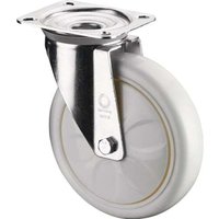 Bs Rollen - Lenkrolle D.200mm Trgf.750kg Ku.Platte L135xB110mm Farbe Rl.weiß - L600.B15.202 Bs Rollen - Lenkrolle D.200mm Trgf.750kg Ku.Platte L135xB110mm Farbe Rl.weiß - L600.B15.202 von BS ROLLEN