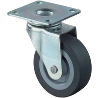 Lenkrolle Rad-Ø 30 mm Tragfähigkeit 20 kg mit Anschraubplatte thermoplastischer Gummi grau Lenkrolle Rad-Ø 30 mm Tragfähigkeit 20 kg mit Anschraubplatte thermoplastischer Gummi grau von BS ROLLEN