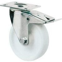 Lenkrolle Fest 100mm Stahlbl Verz Poly lg. r - Bs Rollen Lenkrolle Fest 100mm Stahlbl Verz Poly lg. r - Bs Rollen von BS ROLLEN