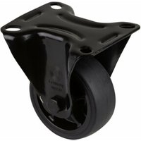 BS Rollen Bockrolle L810.B44.081.06, Durchmesser 80mm, B 32mm, 100kg mit Anschraubplatte Schwarz von BS Rollen