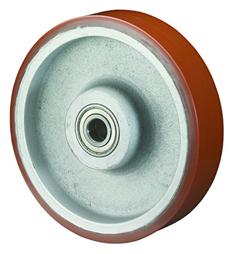 BS Rollen C10.201 Polyurethanrad, Radkörper Guss, Ø 200 mm, Kugellager von BS Rollen