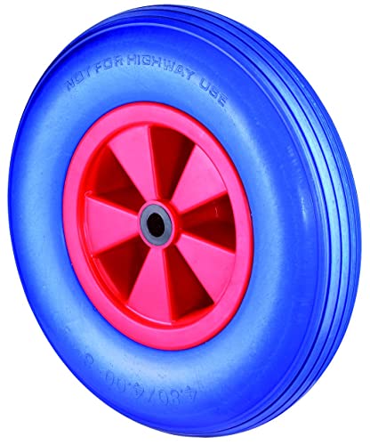 BS Rollen Ersatzrad „pannensicher“ (Polyurethanrad Rad-Ø 400mm, Tragkraft 200kg, Ø Achsloch: 20mm) D16.400 von BS Rollen
